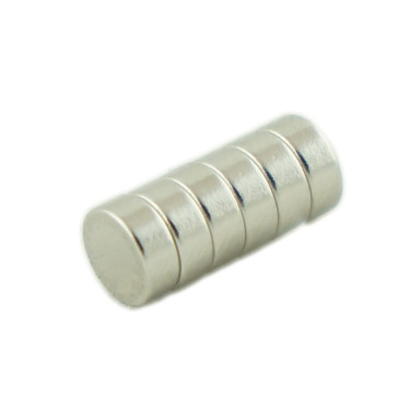 Neodymové magnety 5x2mm (6ks)